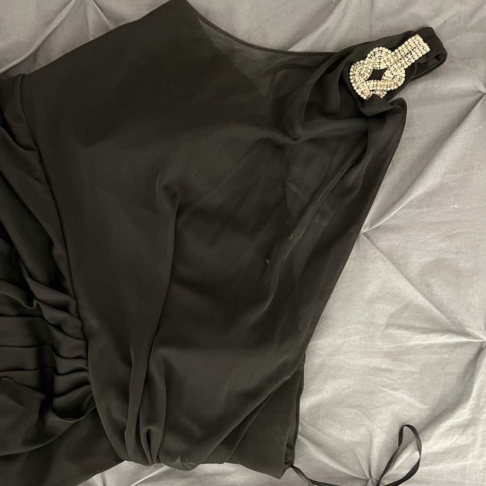 Plus size black prom dress. Size 2x